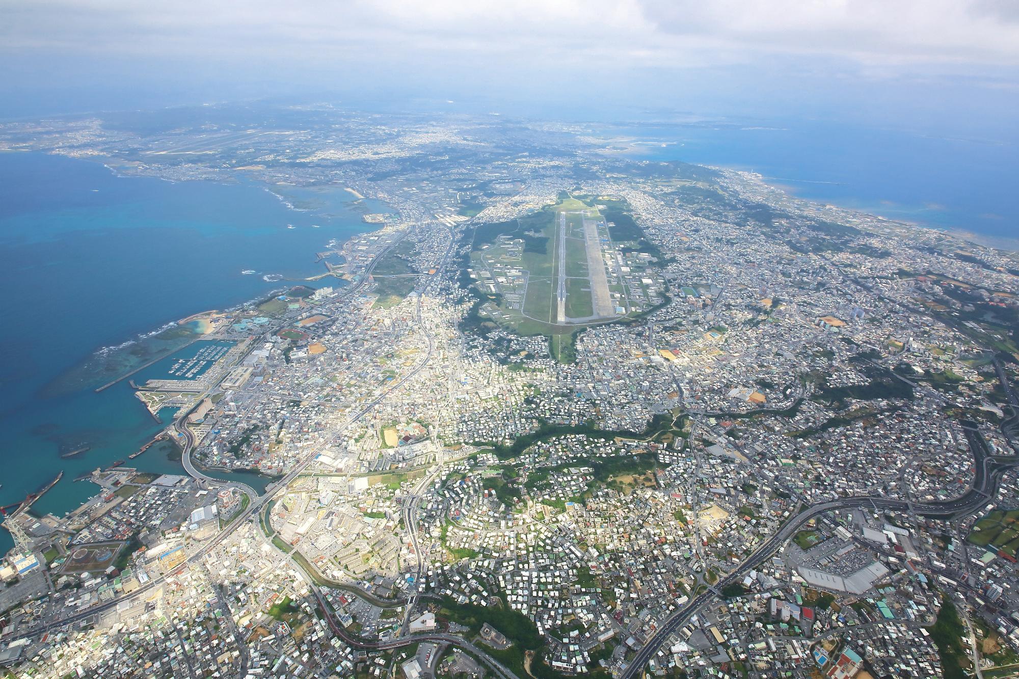 普天間基地航空写真 2014年(1)