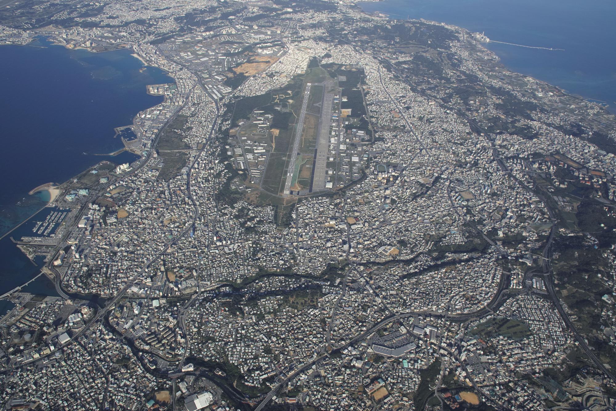 普天間基地航空写真2018