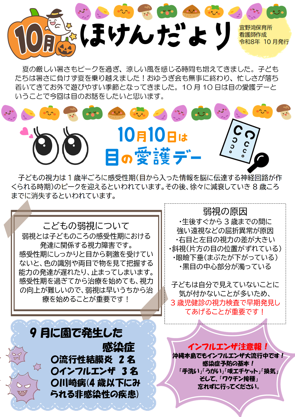 宜野湾市ほけんだより10月号