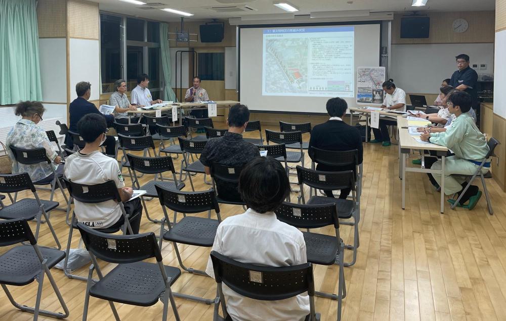 住民説明会(普天間地区)の様子