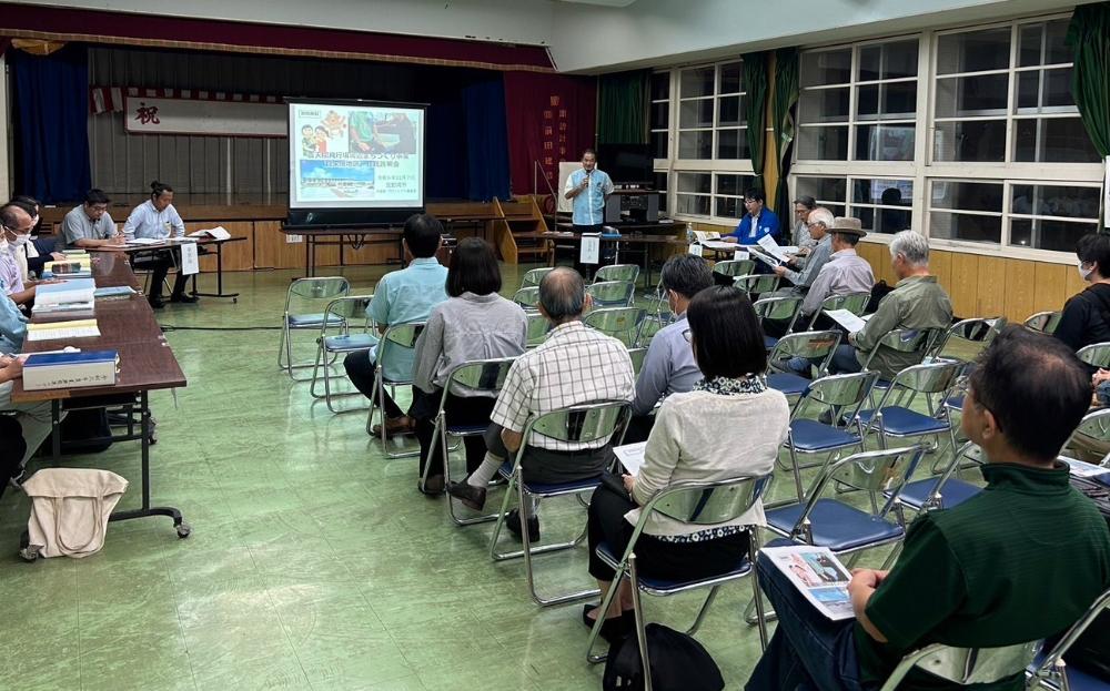 住民説明会(真栄原地区)の様子