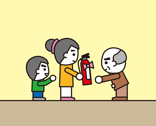 住宅用消火器をプレゼント