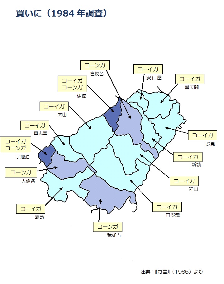 買いに（1984年調査）