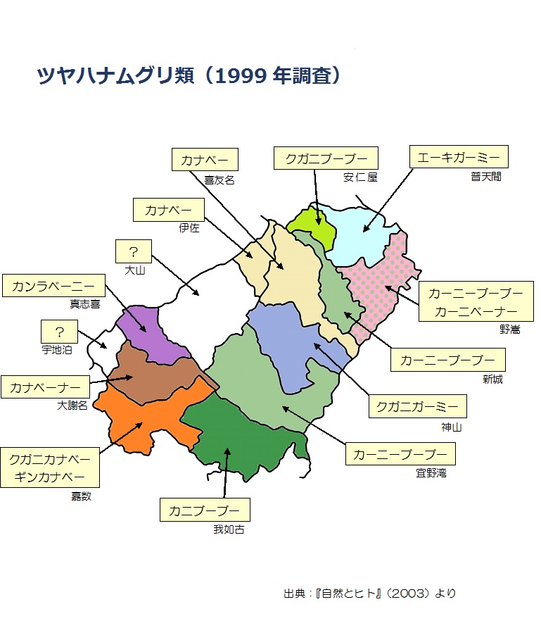 ツヤハナムグリ類（1999年調査）