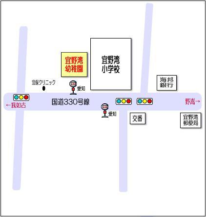 宜野湾幼稚園の地図