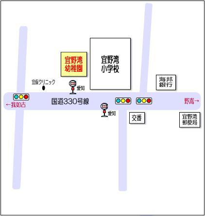 宜野湾幼稚園の地図